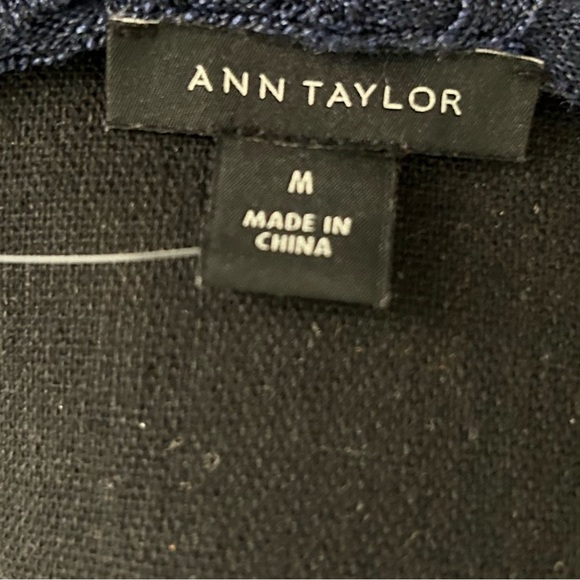 Ann Taylor Blue Light Knit Ribbed Pull On Dress - Picture 5 of 5